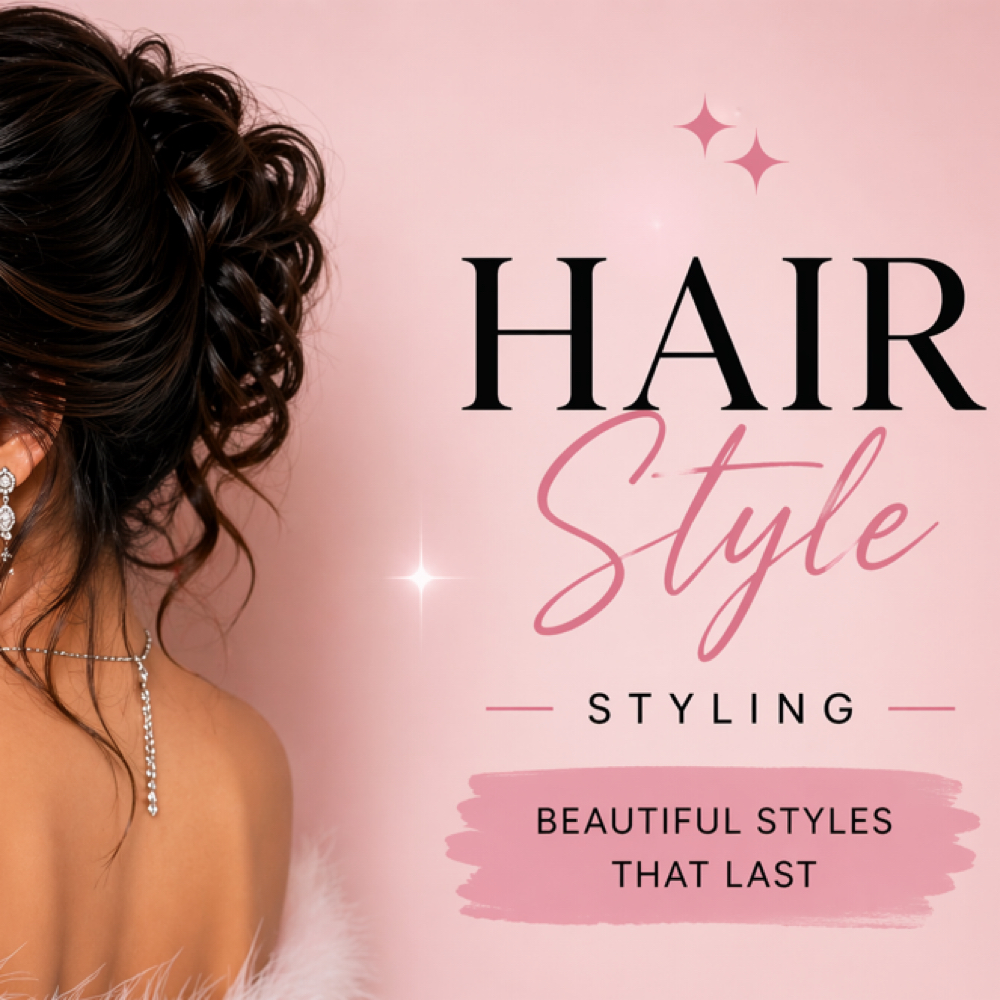 HAIR STYLE at V BLESSED BEAUTY STUDIO in Los Angeles, CA