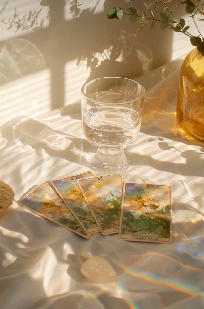 Oracle Card And Intention Setting