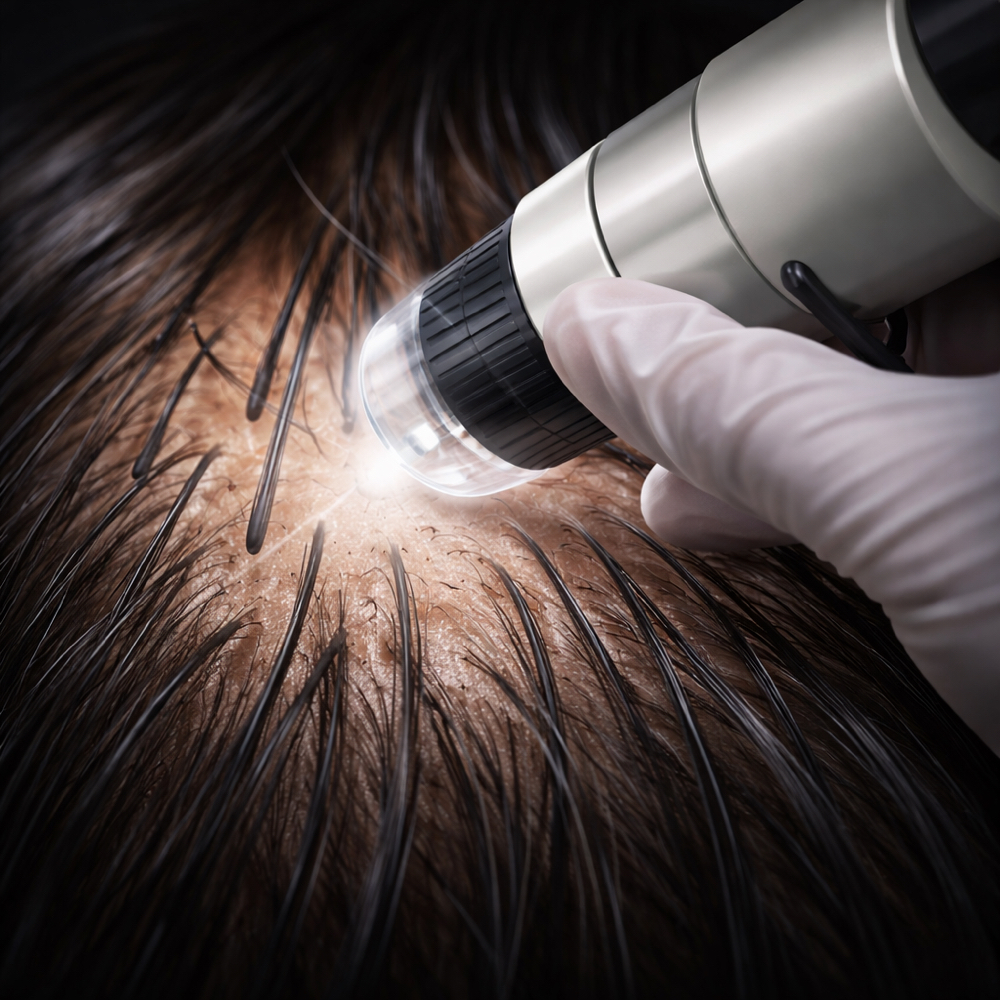 🔬 Microscope Scalp Analysis at MJ Beauty in New Bedford, MA