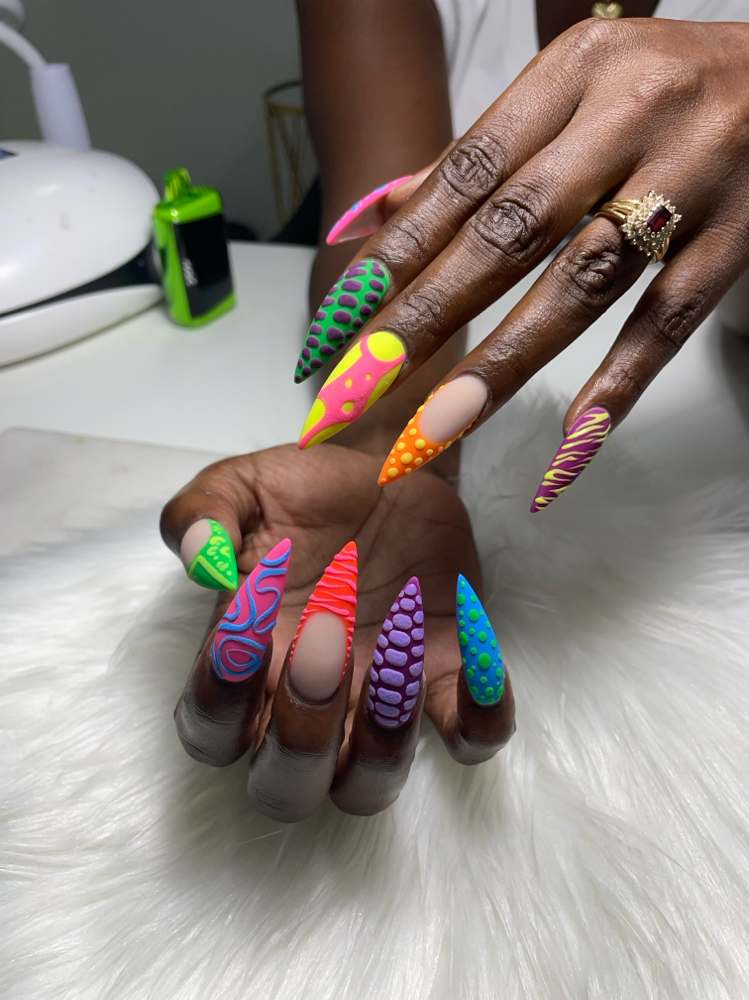 Elaborate Set - ACRYLIC at TeeNailz in Kissimmee, FL