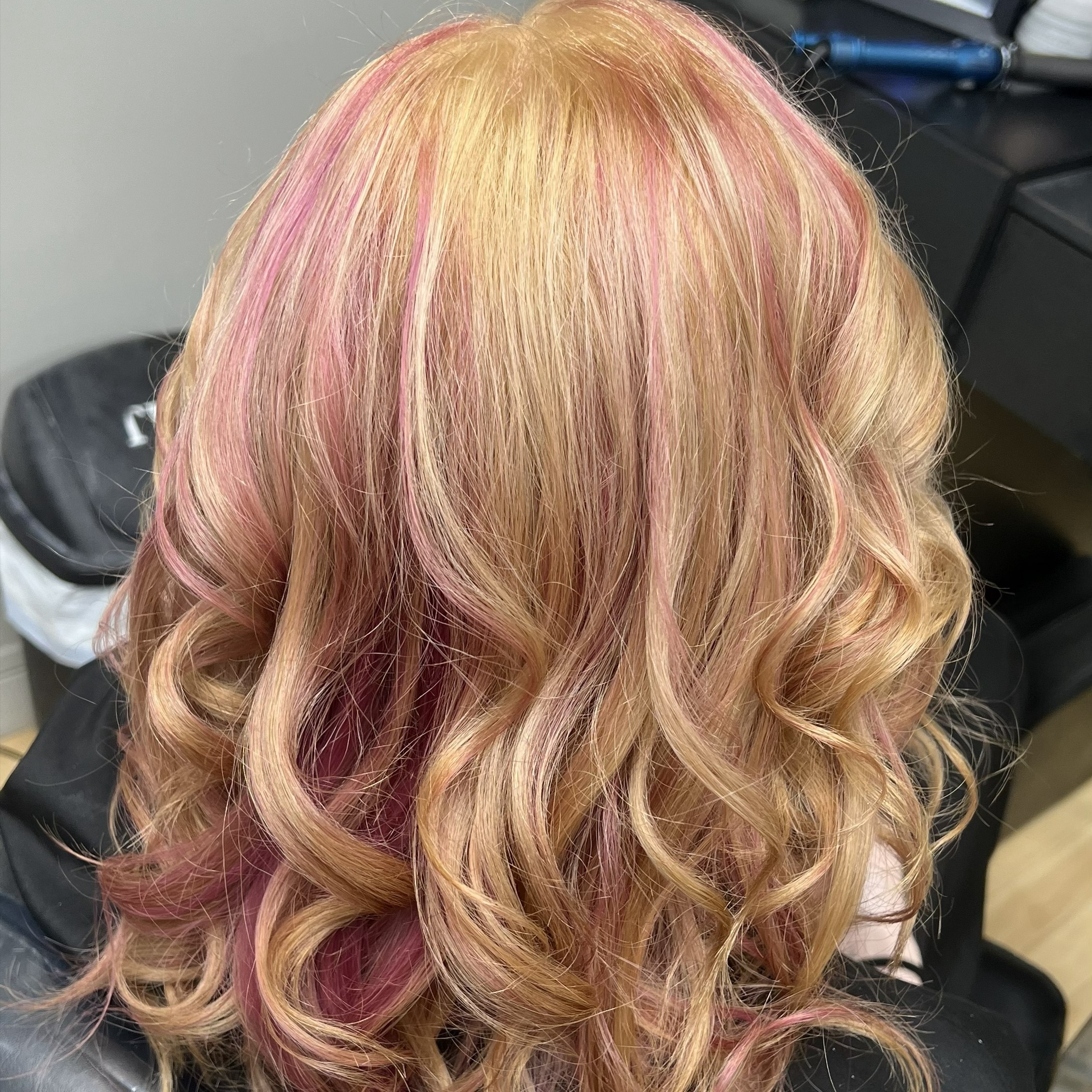 Vivid Peek A Boo Hilight at Bella Capelli Family Haircare LLC in Spring Hill, FL