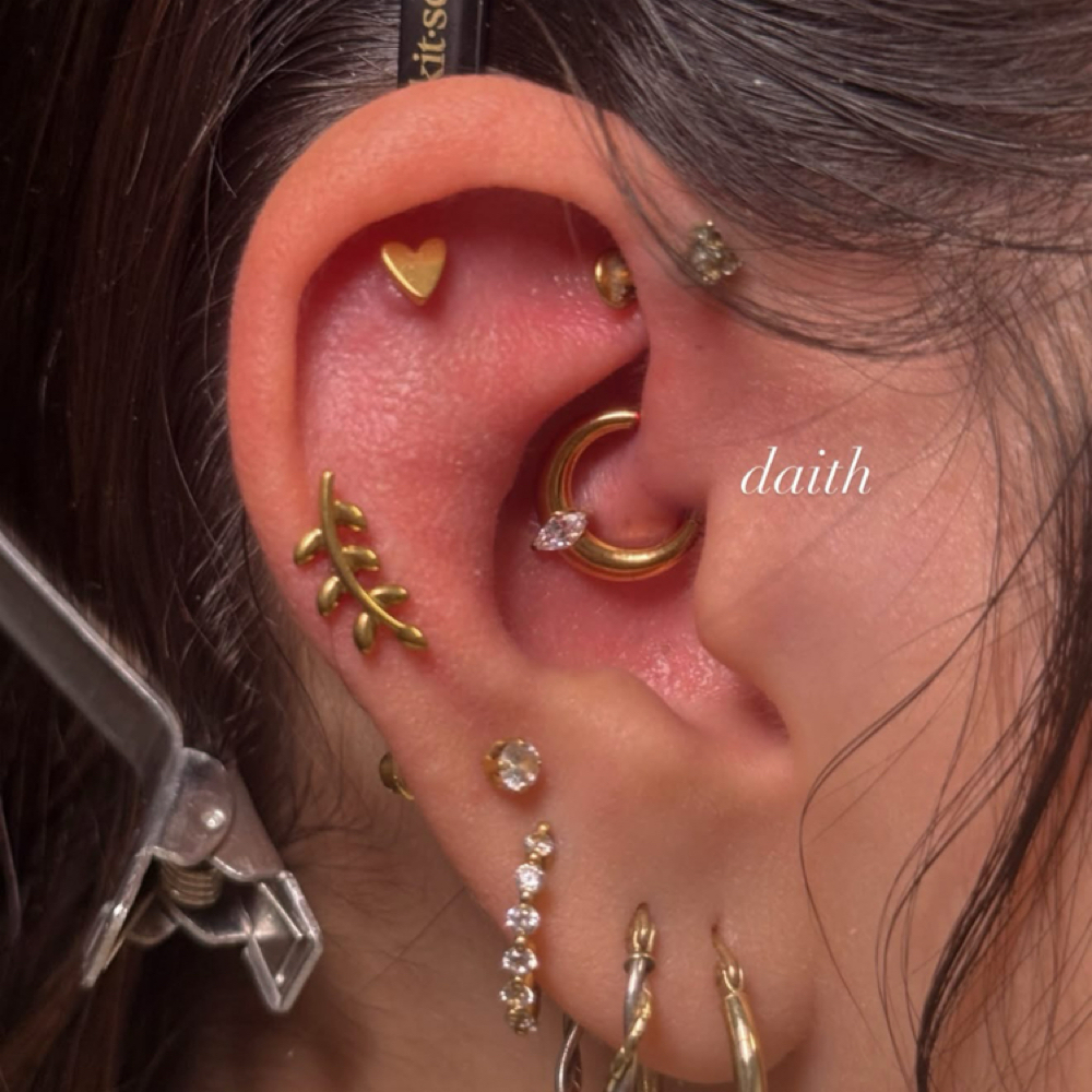 Daith Piercing at La Bella Salon in Minford, OH