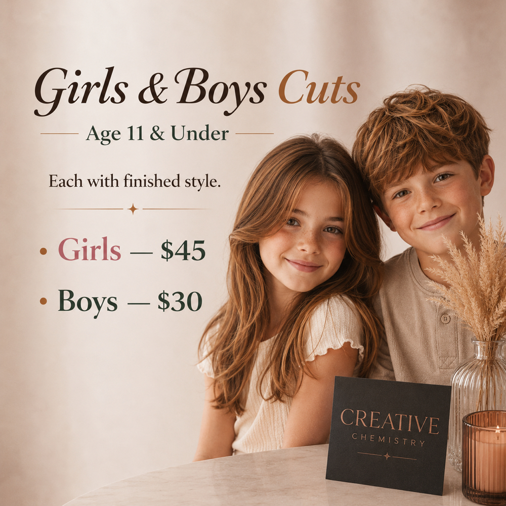 Girls & Boys at Creative Chemistry Salon in Katy, TX