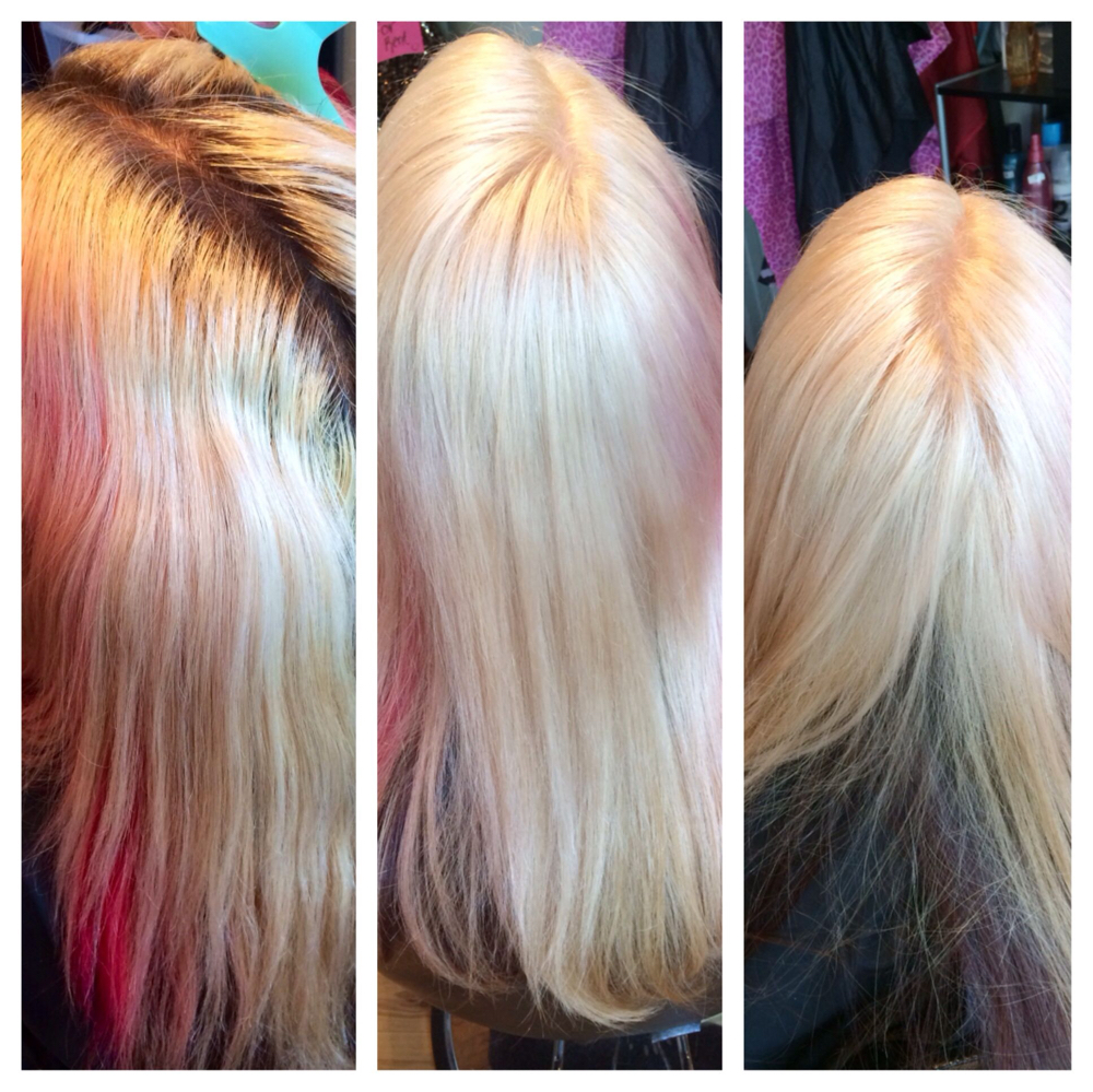 Bleach Touch Up With Toner