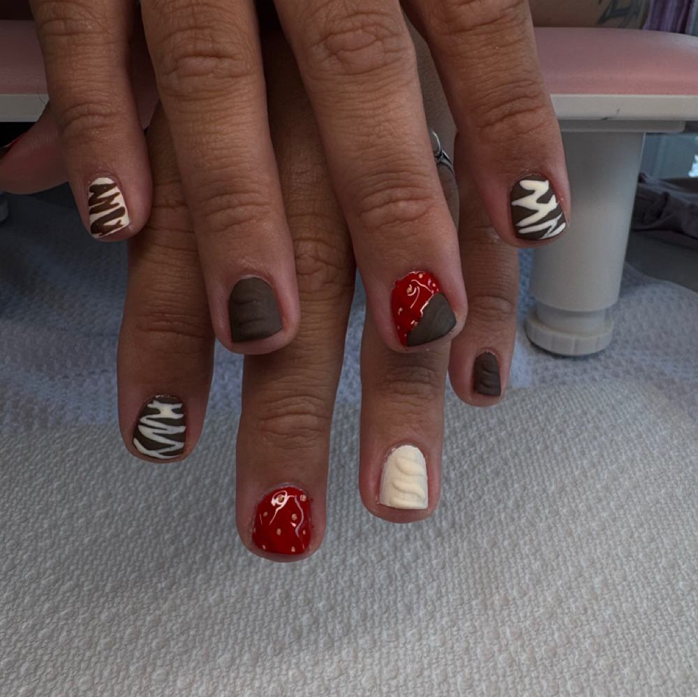 Gel Overlay Manicure at Oren’s Artistry in San Antonio, TX