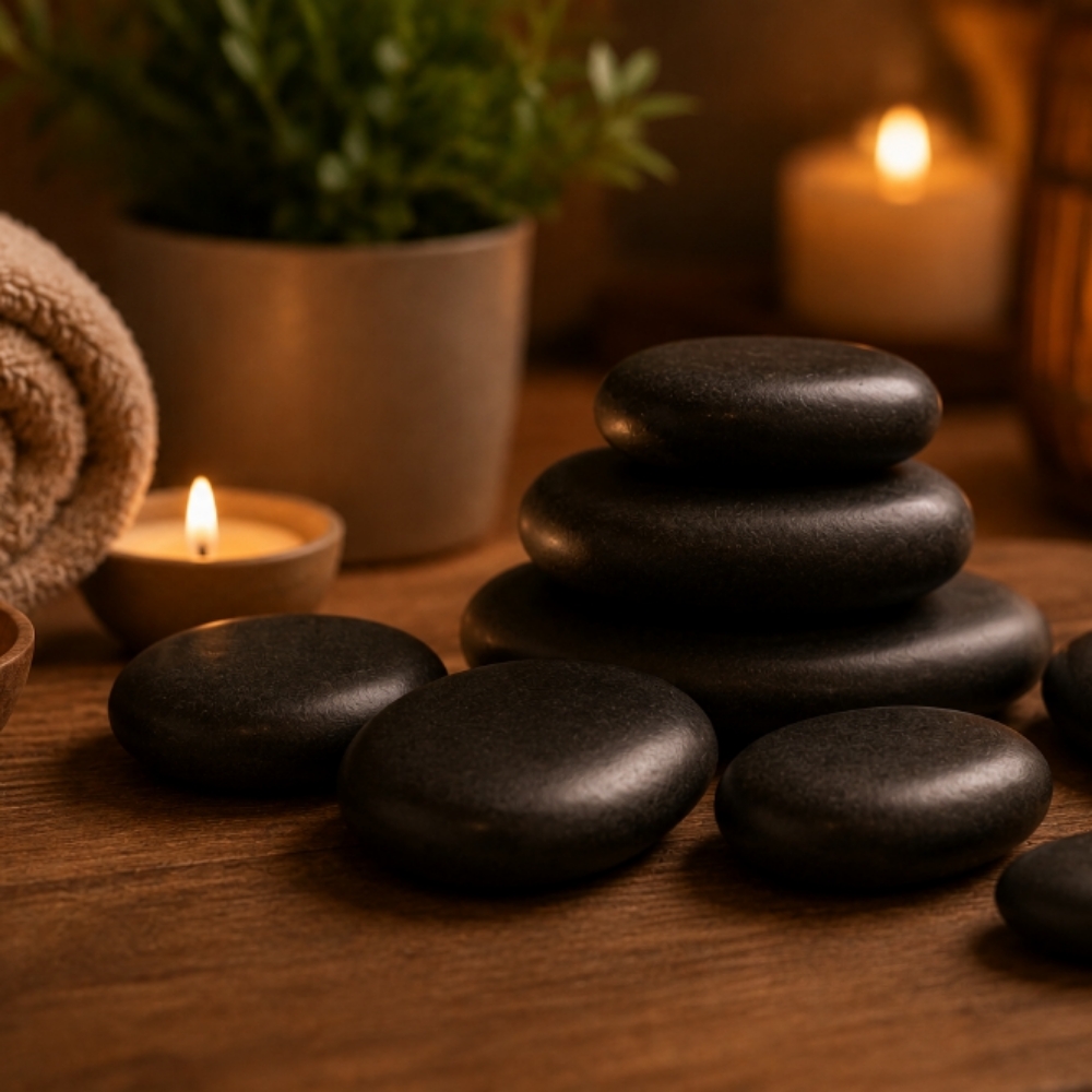 Hot Stones - UPGRADE at Salt & Stone Massage Therapy in Grandville, MI