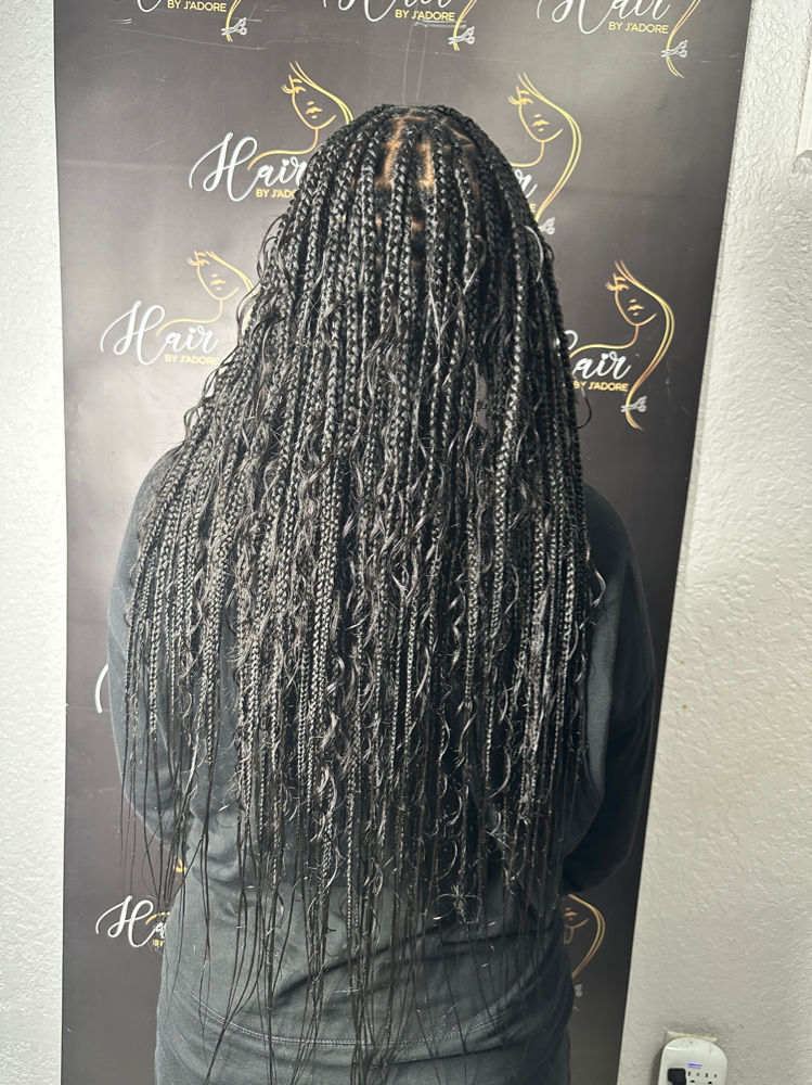 Boho Knotless Braids Medium