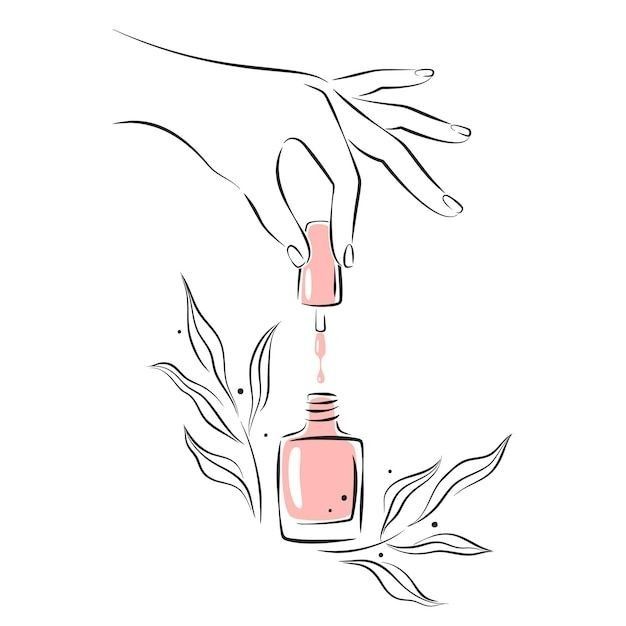 Gel Manicure With Design