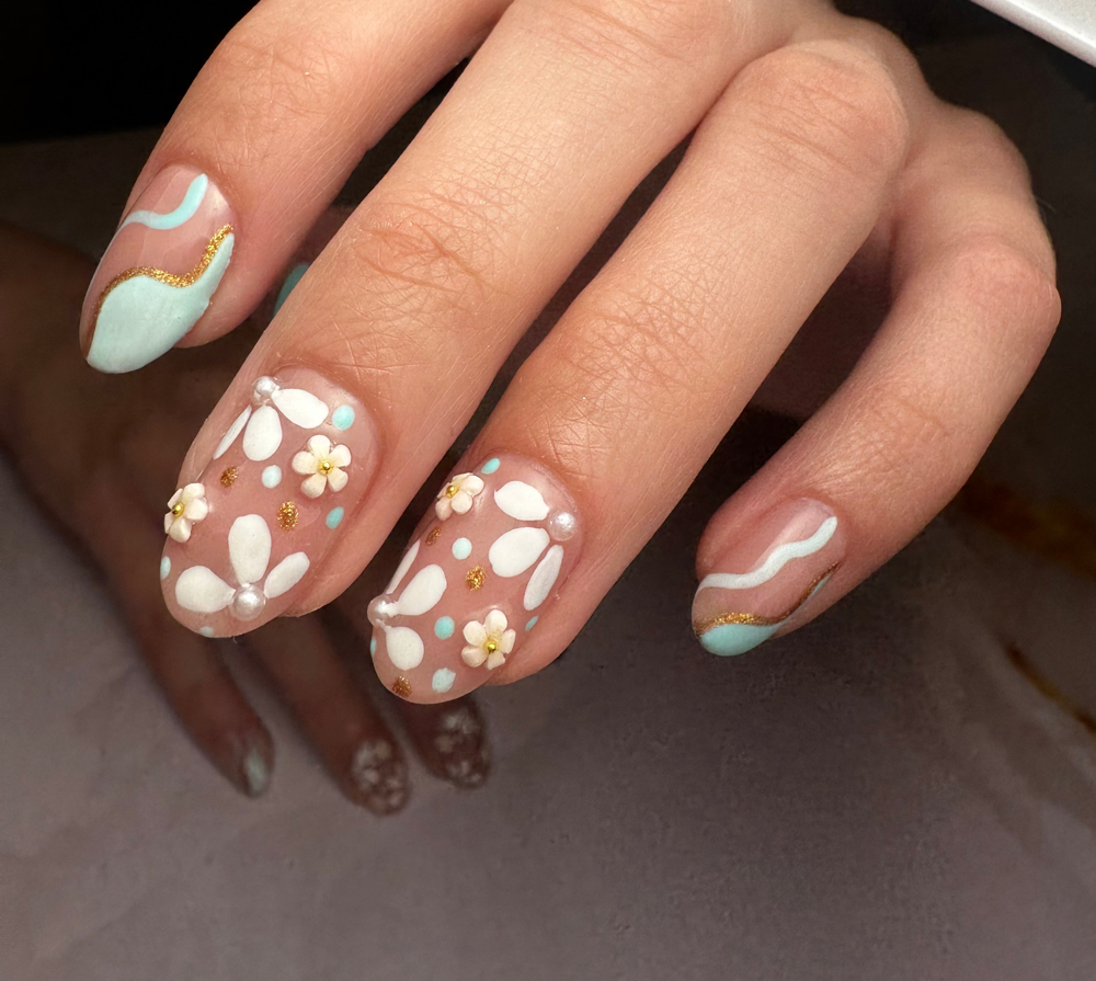 Natural Nail Overlay at Lavish Creations in El Paso, TX
