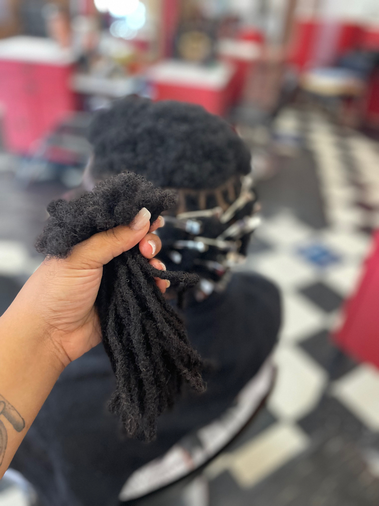 Traditional Locs Extensions at The Charmaine Effect in Charlotte, NC
