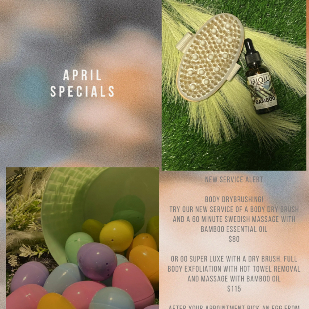 April Special-DryBrush Only at The Nest: Wellness and Massage in Olney, IL
