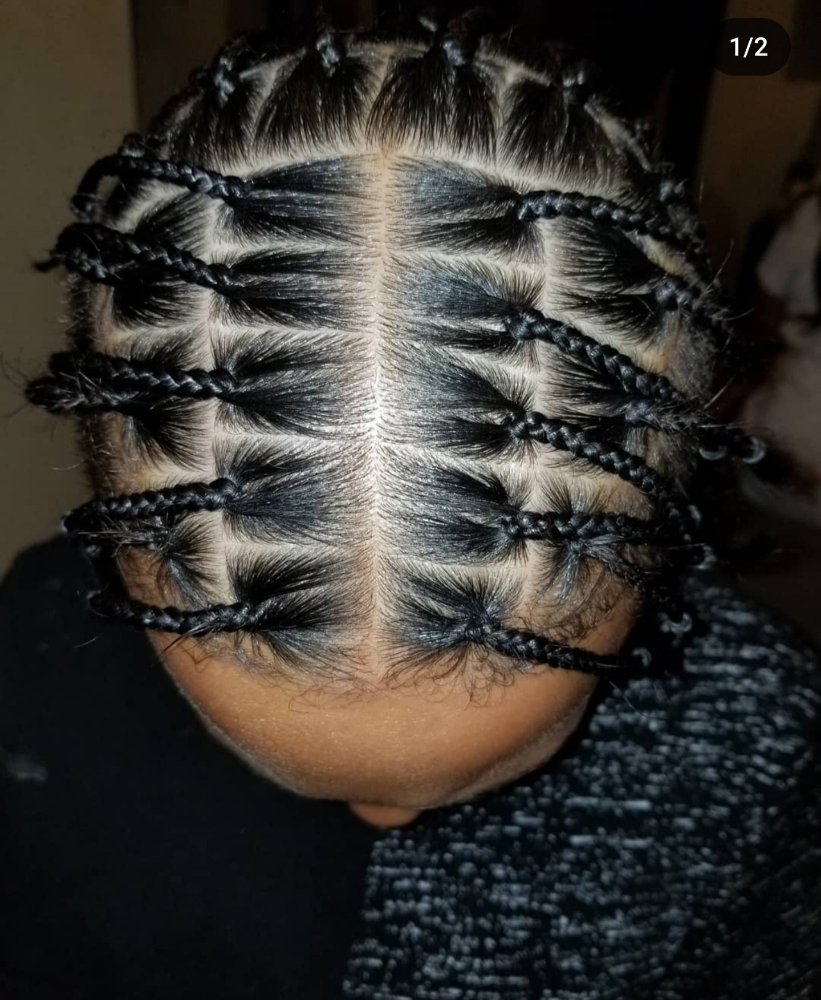 Men Medium Natural Plaits