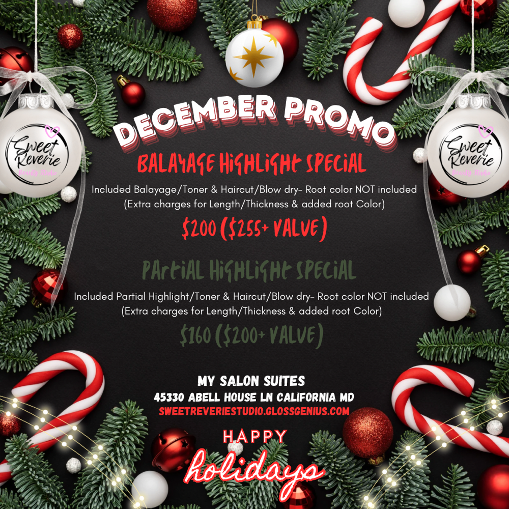 December Balayage Promo