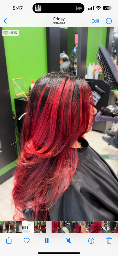 Balayage + Teasylights at Sacred State Hair Studio in Livonia, MI