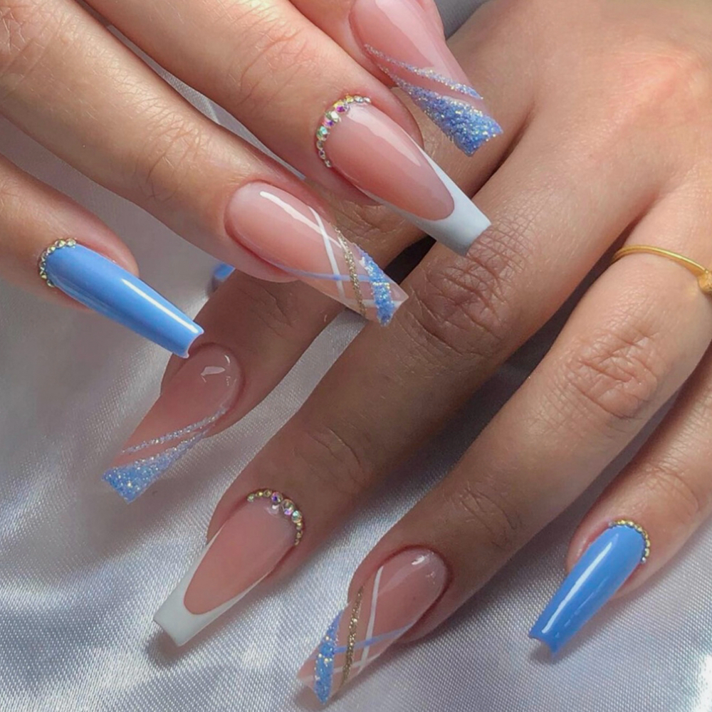 Acyrlic Full Set at Peace & Polish Nails By Calley in Deer Park, WA