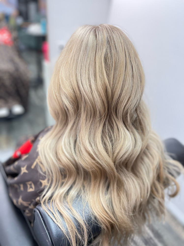 Full Highlights& Root Tap/smudge