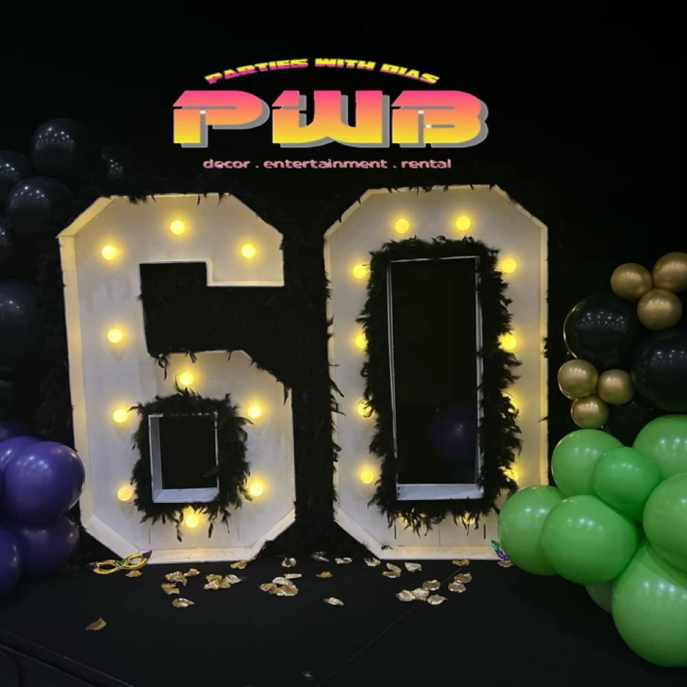 Two Marquee Number Combo at Parties With Bias®️ in Sanford, NC