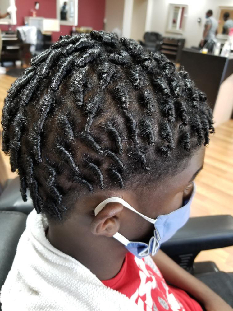 Half Head Starter Locs