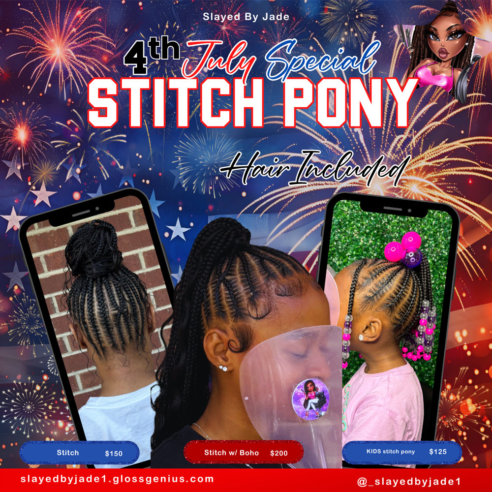 🎆 4th of July Stitch Pony Special