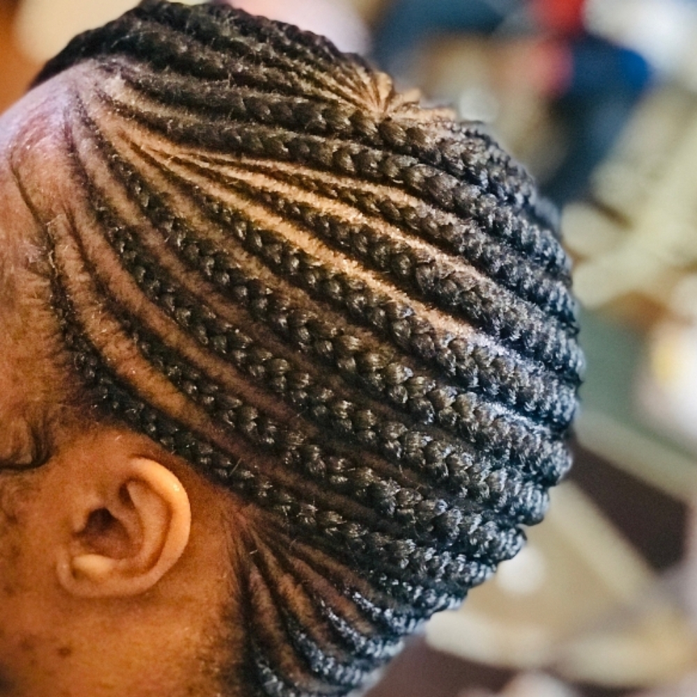 Small Lemonade Braids at Ms K Hair Braiding in Cincinnati, OH