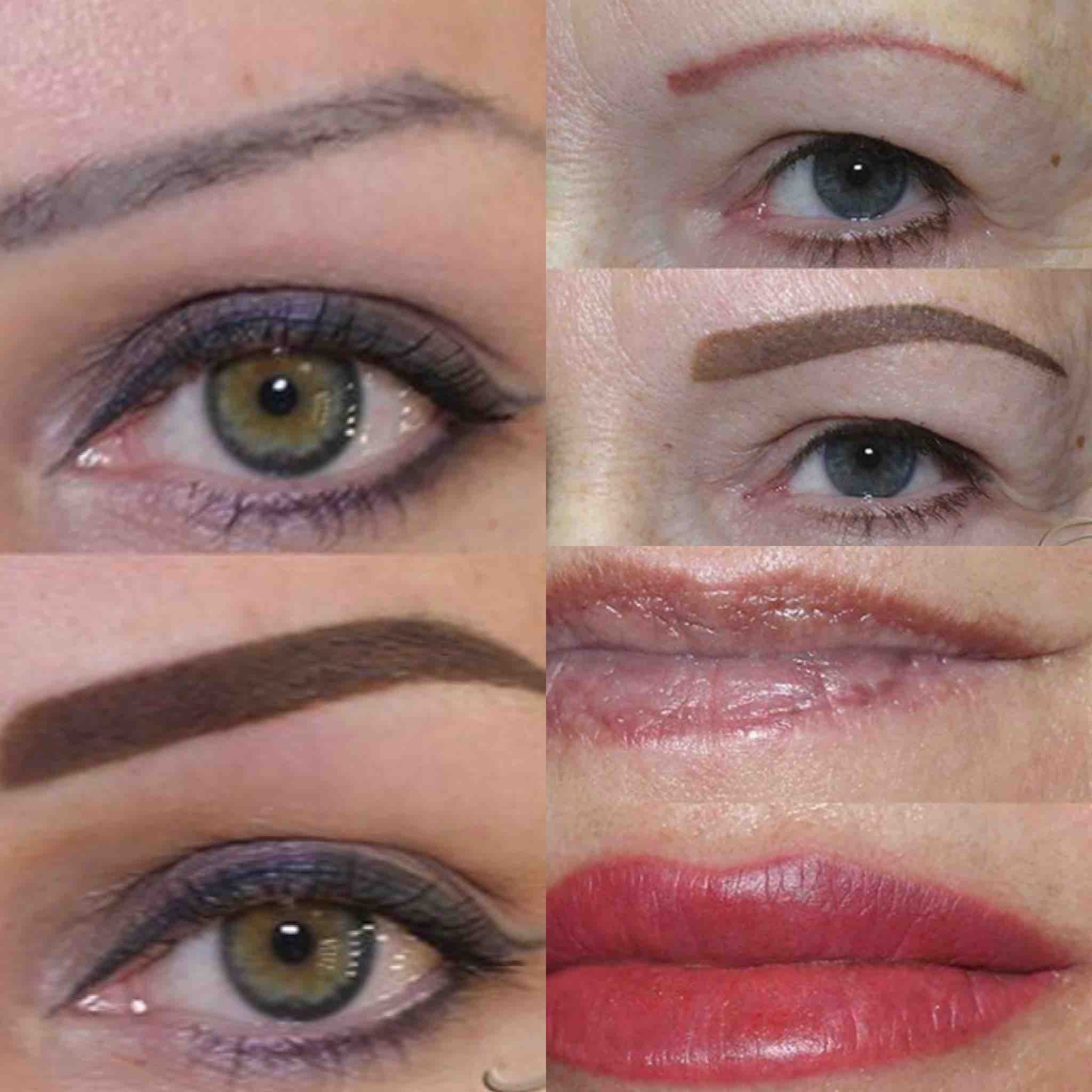 Eyebrow  Or Lips Color Correction