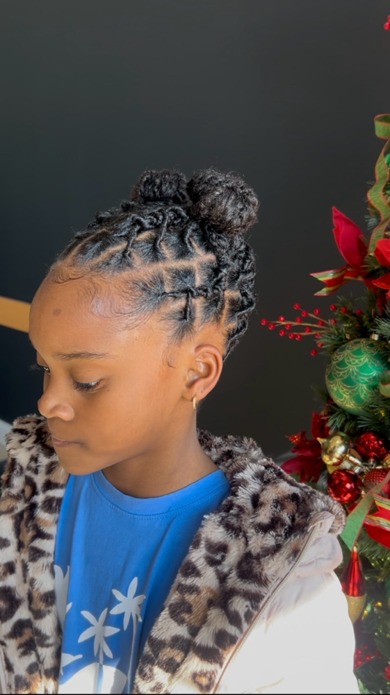 Kid’s Loc Retwist (Ages 6-10)