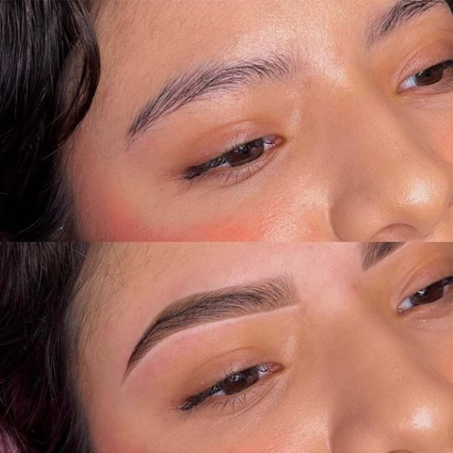 Brow Tinting With Color Service