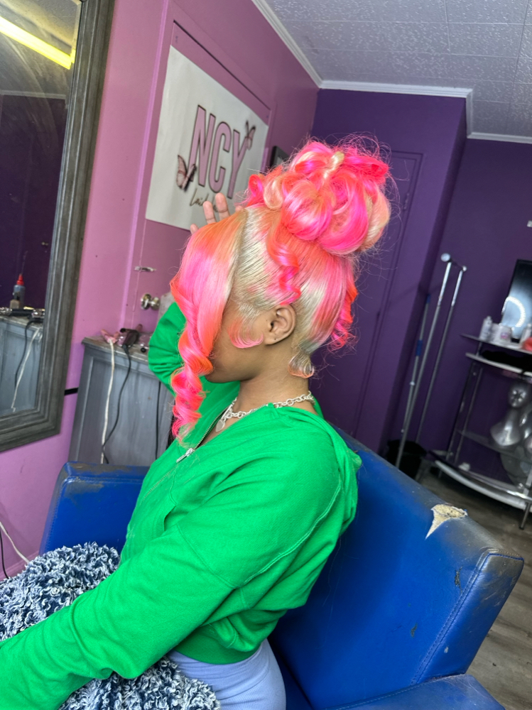 Double Frontal Ponytail