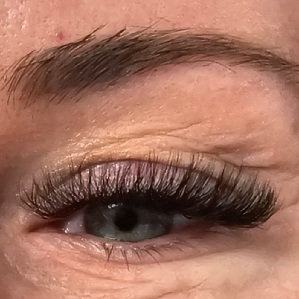 Hybrid LED Lash Extentions at Bombshell Beauty in Roanoke, IN