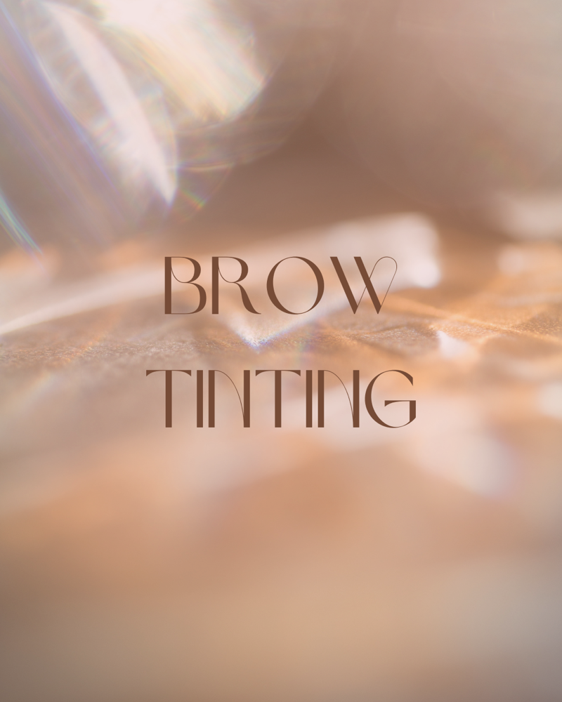 Brow Tinting