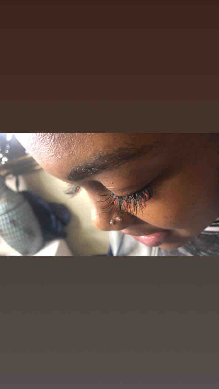 Hybrid Colored Full Lash Extension