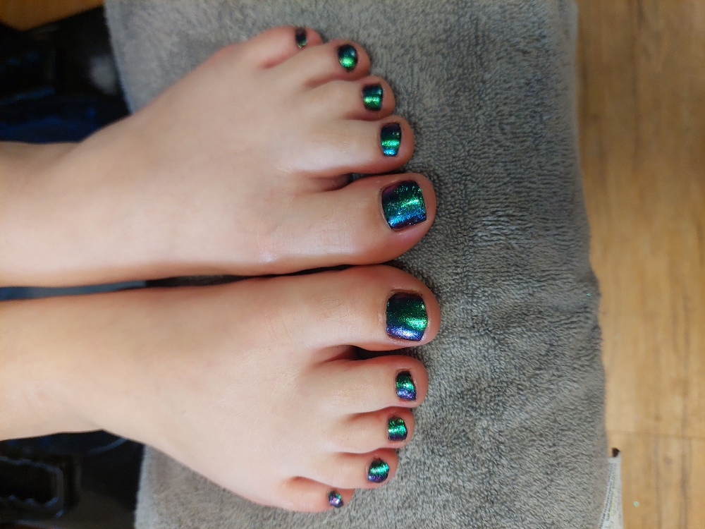 Basic Pedicure at Nailed By Raina in Magalia, CA