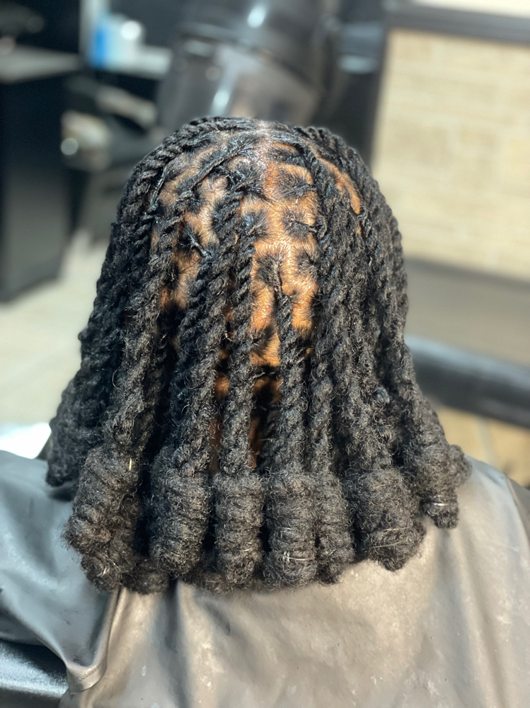 LOC WASH + RETWIST + KNOT BOB