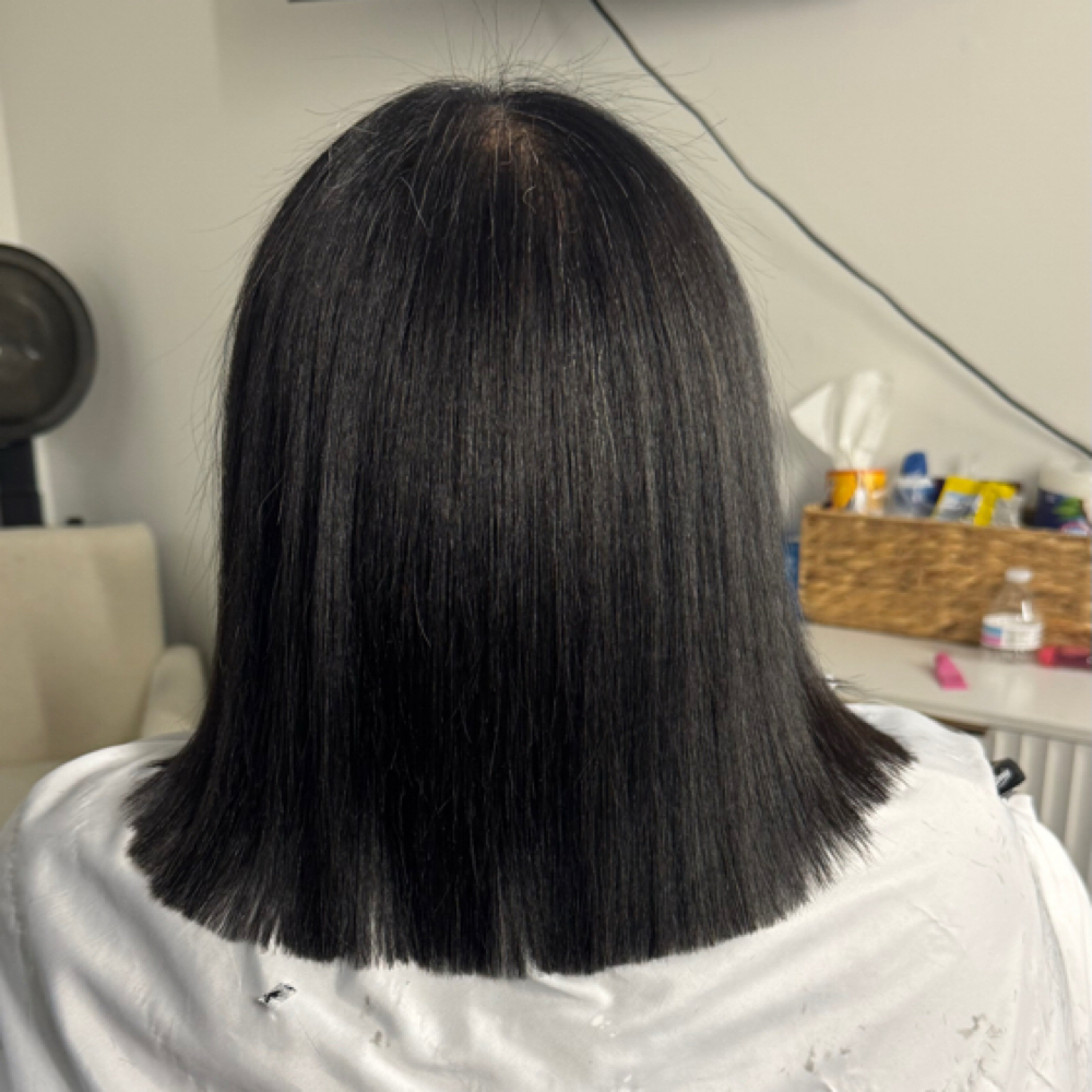 Hair Cut + Reshaping at Healthy Hair Lounge in Indianapolis, IN