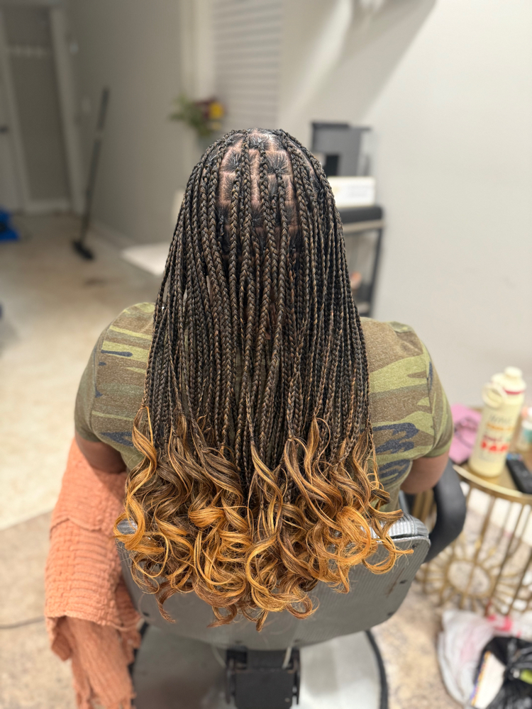 FRENCH CURL BRAIDS at I.Lenice Designs in Mableton, GA