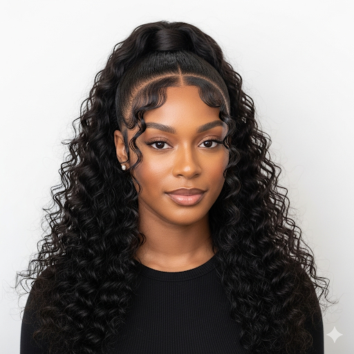 Half Up, Half Down Quickweave