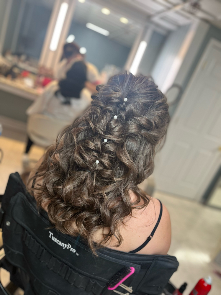 Wedding Party Hair.