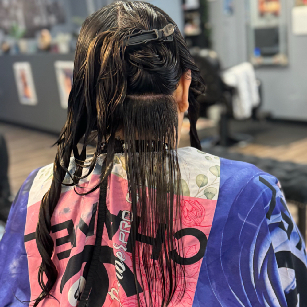 Scissor Cut & Style at CHEVEUX Beauty Bar in Columbus, OH