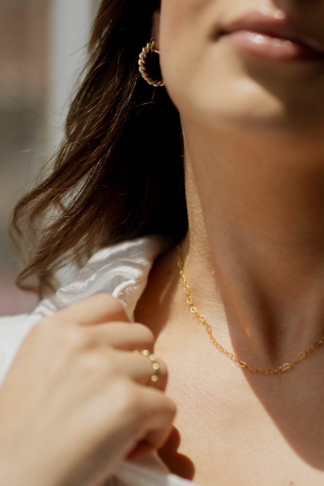 PERMANENT JEWELRY GOLD NECKLACE