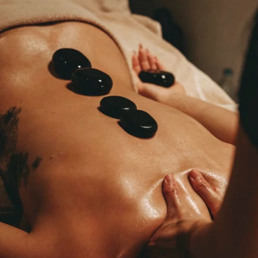 Hot Stone Massage at Nyah Simone Spa in Garden City, NY