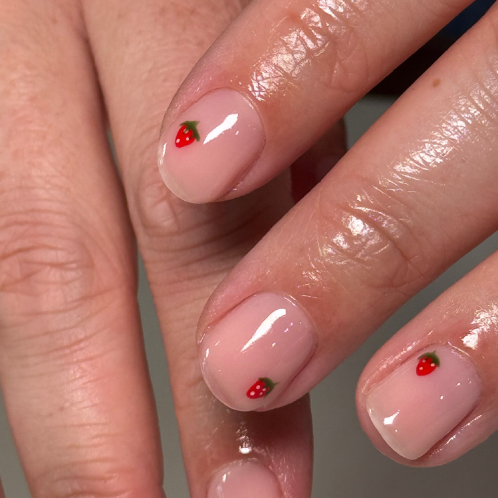 Minimal Art Gel Mani at Blacksheep Society in Richmond, VA
