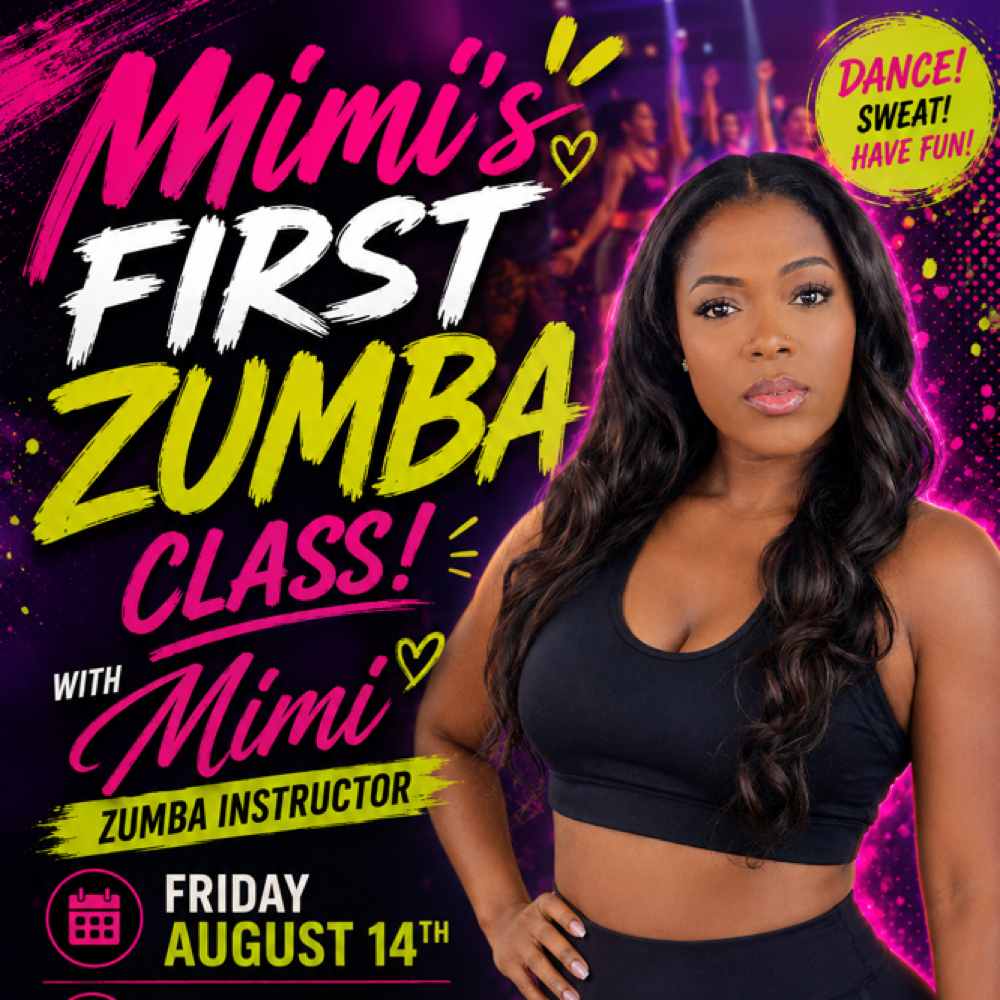 Zumba Class With Mimi at Celebrity Looks Esthetics & Beauty Spa in Bradenton, FL