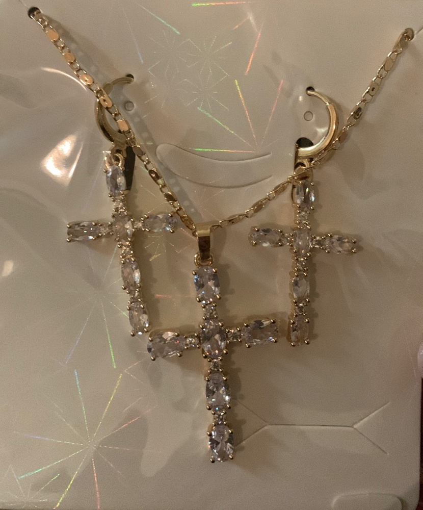 Cross Jewerly Set (gold)