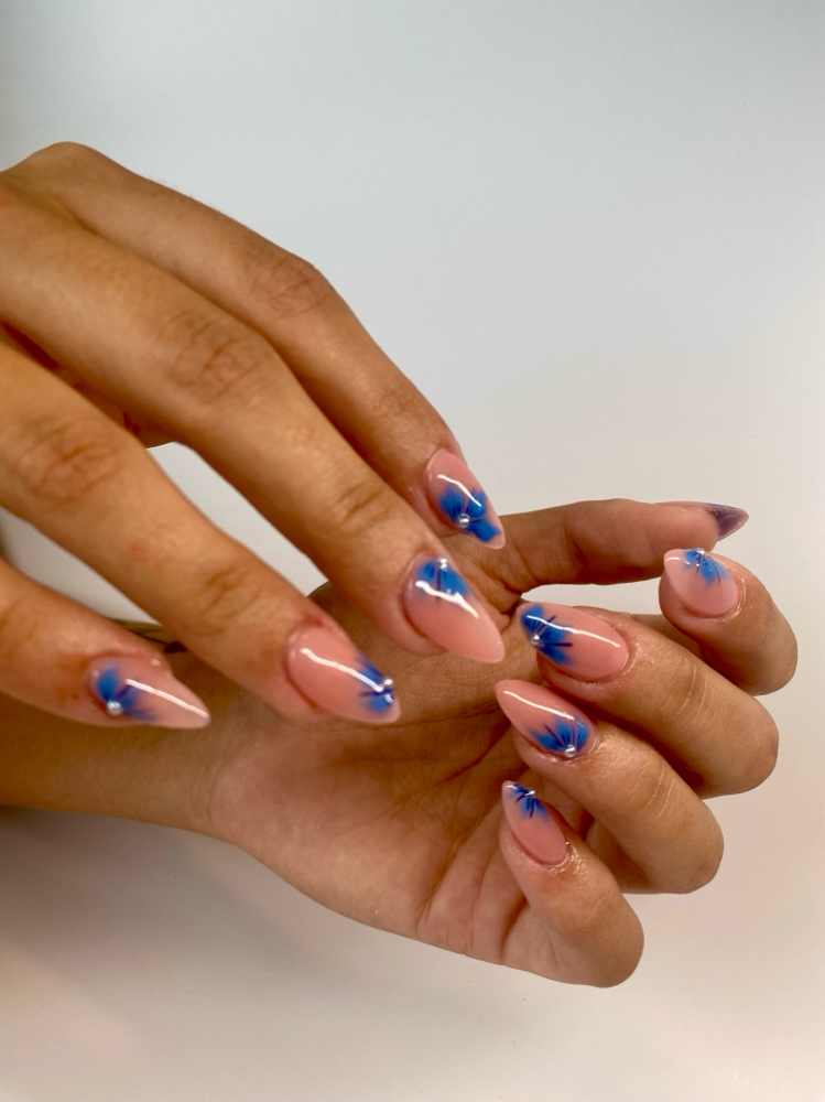 Gel-X w/ Simple Nail Art at Coastal Nail Co. in Belville, NC