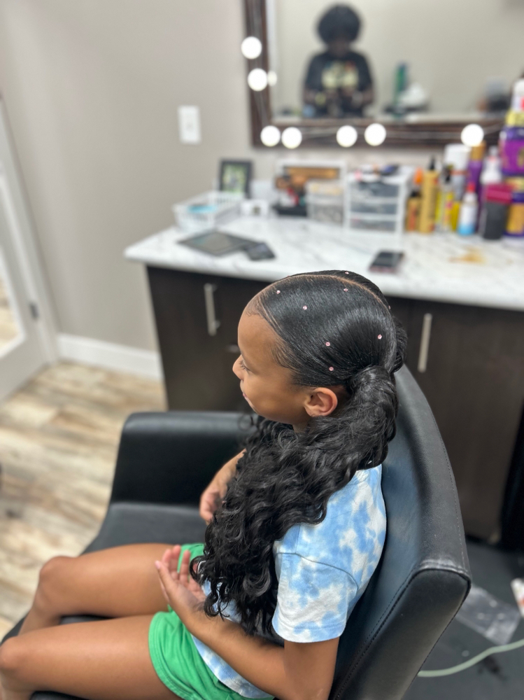 Kid’s Updo at Ja’Tae Style Studio LLC in Euclid, OH