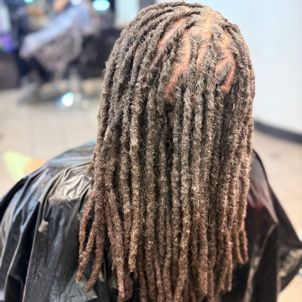 Up To 50 Locs Retwist & Style at LASHDAE of Roots To Royalty Studio in Phoenix, AZ