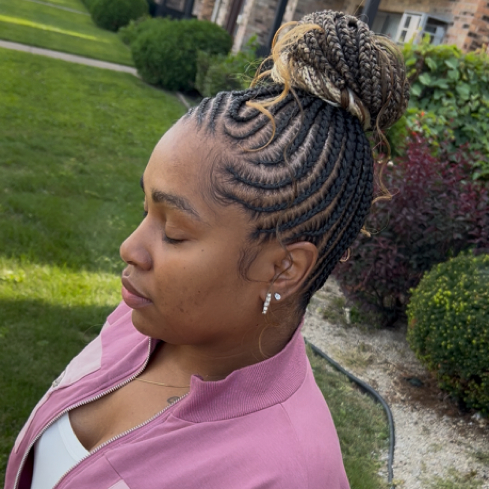 Braided Updo at JesSlayin Hair in Calumet City, IL