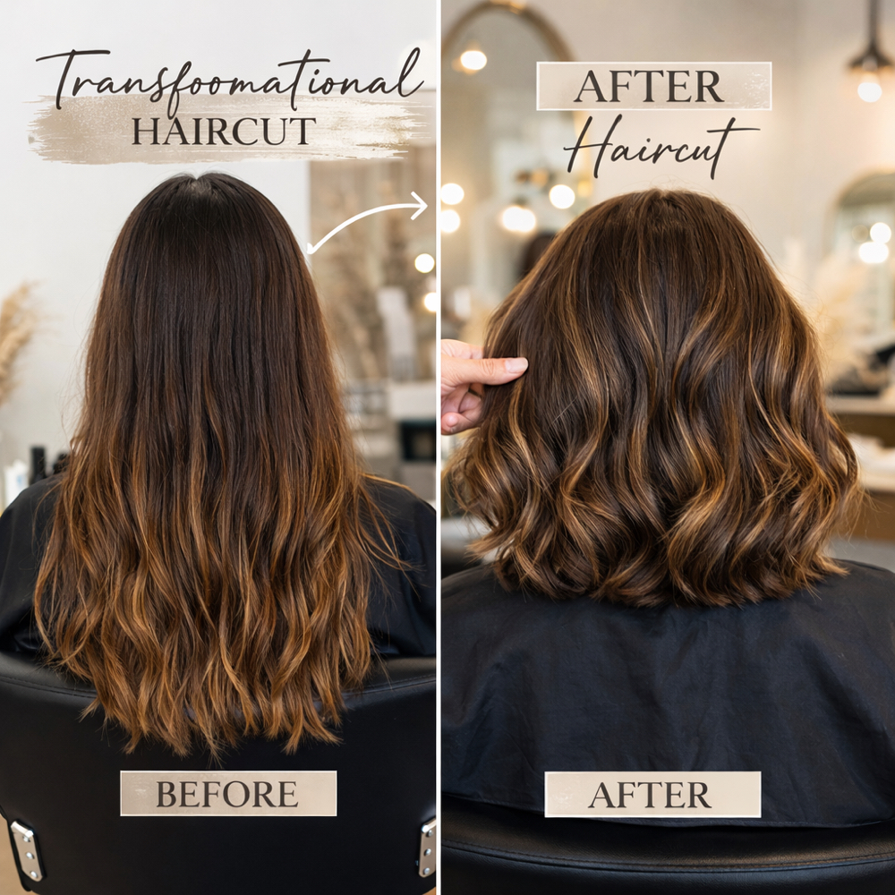 Transformation Cut at Studio M Beauty Co. in Salem, OR