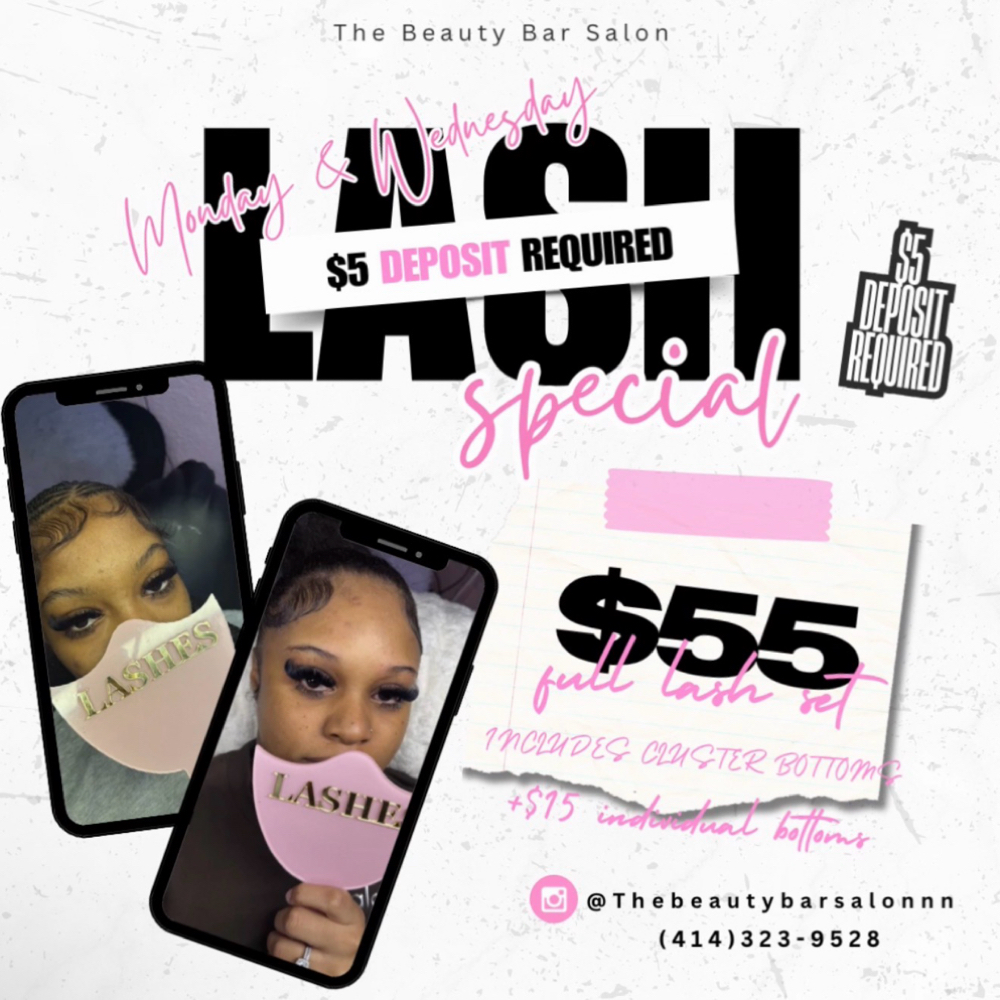 $55 Mon & Wed ONLY 💜 at TheBeautyBarSalon in Milwaukee, WI