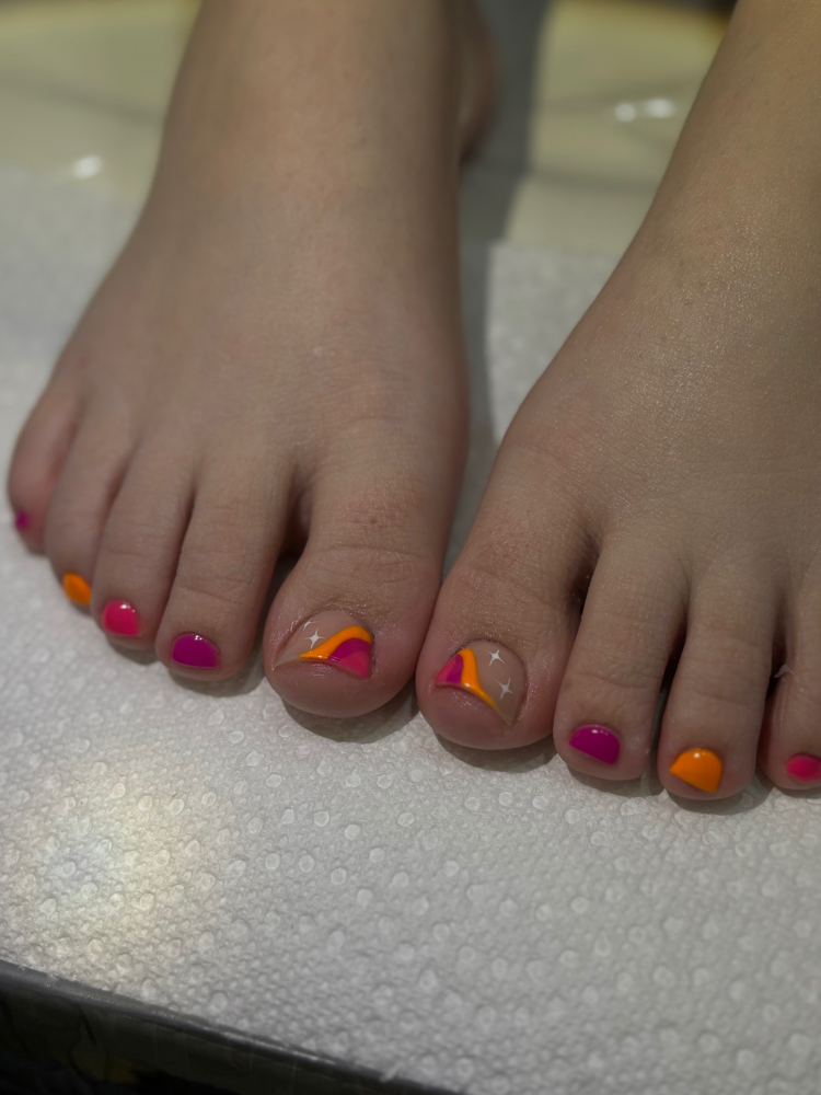 Acrylic Toes (only big toe)